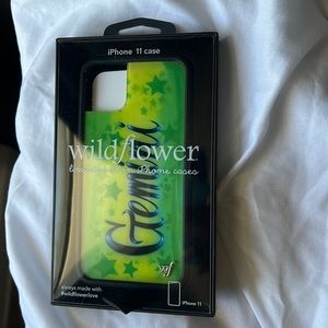 Green Wallflower phone case